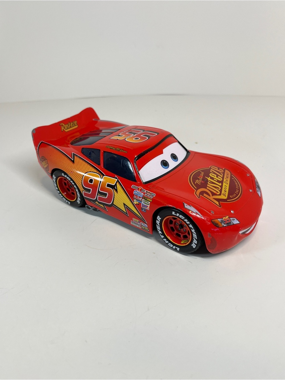 Pixar Disney Cars Lightening McQueen 7" Large Diecast Car Toy Race-car 1:24